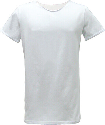 белая футболка мужская модель Кэжуал
