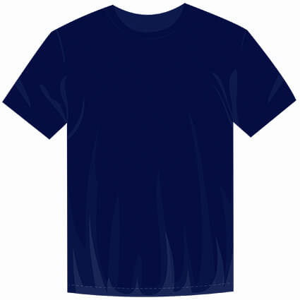 Тёмно-синяя футболка на ребёнка без рисунка SUN