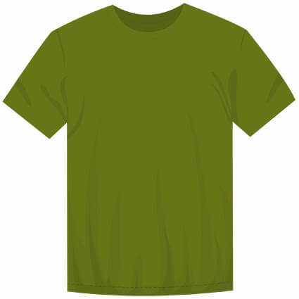 Оливковая футболка на ребёнка без рисунка SUN