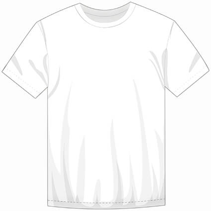 Белая футболка на бодростка без рисунка SUN