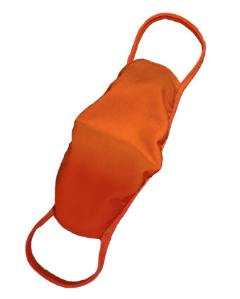 многоразовая маска оранжевая