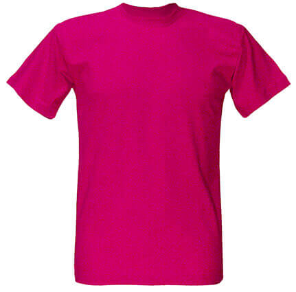 розовая мужская футболка без рисунка