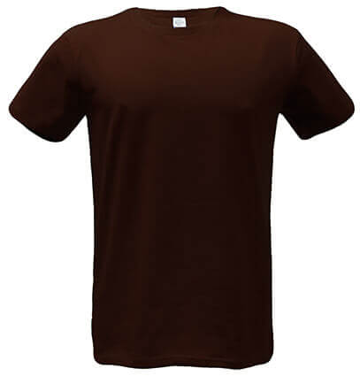 футболка мужская Стрейч-Премиум цвет: шоколад