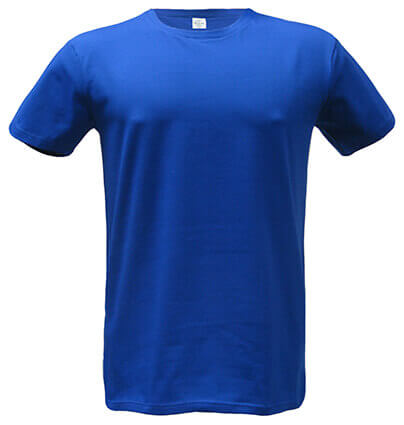 футболка мужская Стрейч-Премиум цвет: василёк