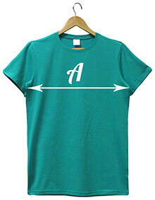 футболка мужская Стрейч-Премиум - ширина