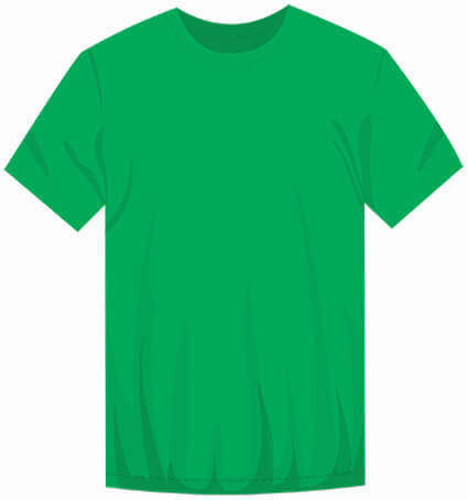 Зеленая футболка на подростка без рисунка SUN