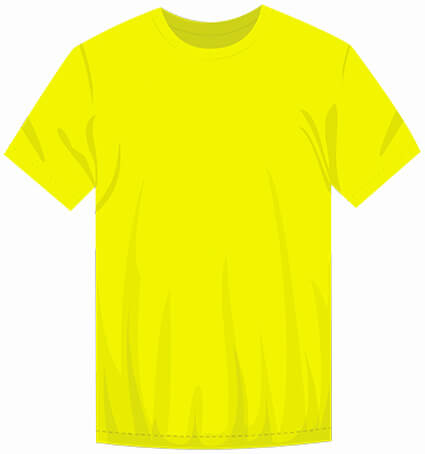 Лимонная футболка на подростка без рисунка SUN