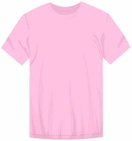 Розовая футболка на подростка без рисунка SUN