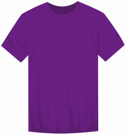 Фиолетовая футболка на подростка без рисунка SUN