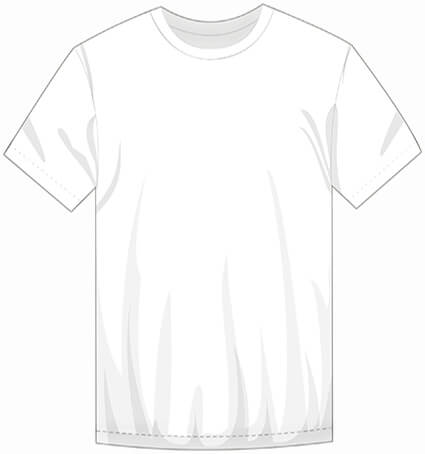 Белая футболка на подростка без рисунка SUN